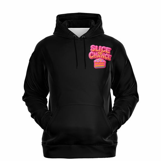 Slice of Chance x Glitch33 Hoodie – Frosted Chaos Edition