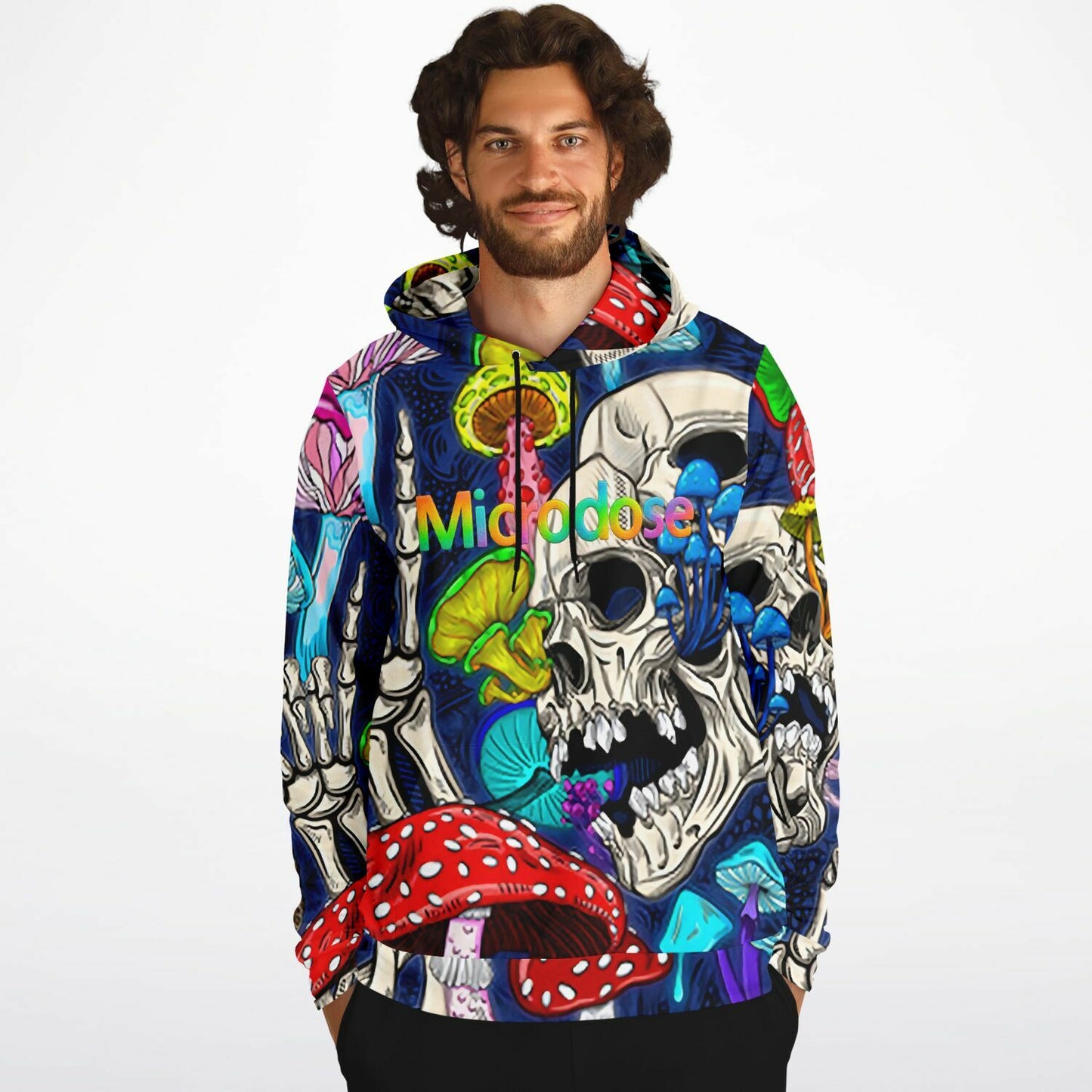 Microdose Psychedelic Skull Hoodie