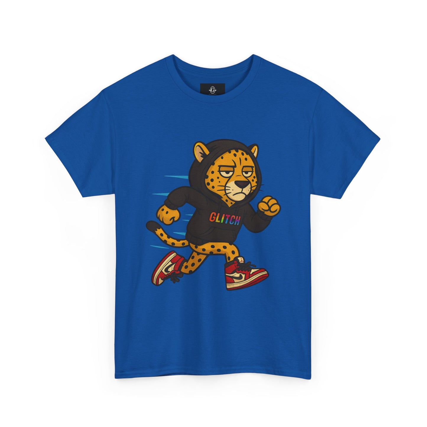 Run Wild. Stay Glitched — Unisex Heavy Cotton Tee