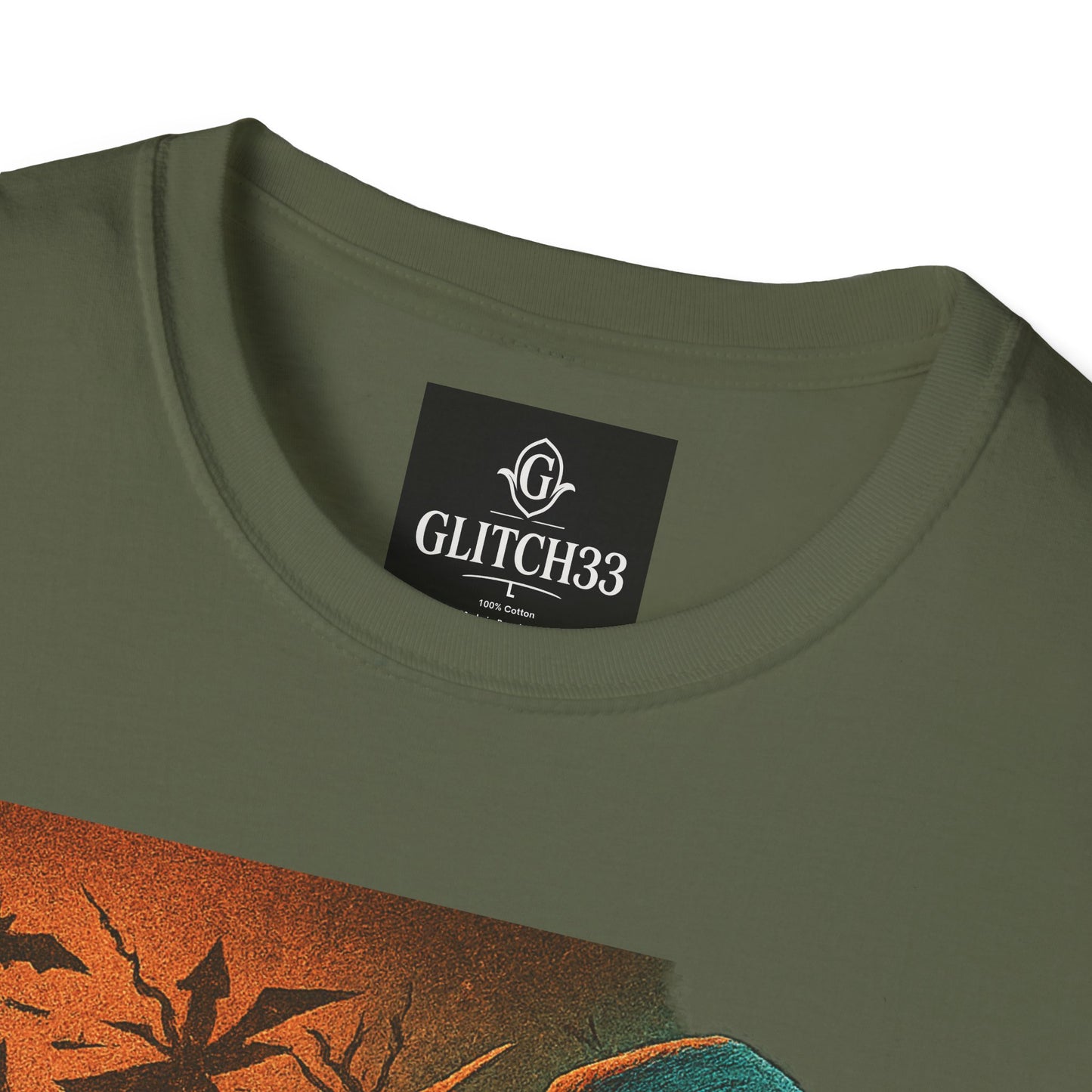 Glitch Gang Graphic Tee, Vintage Urban Style Shirt, Unisex Casual Wear, Perfect for Music Lovers, Streetwear Fashion