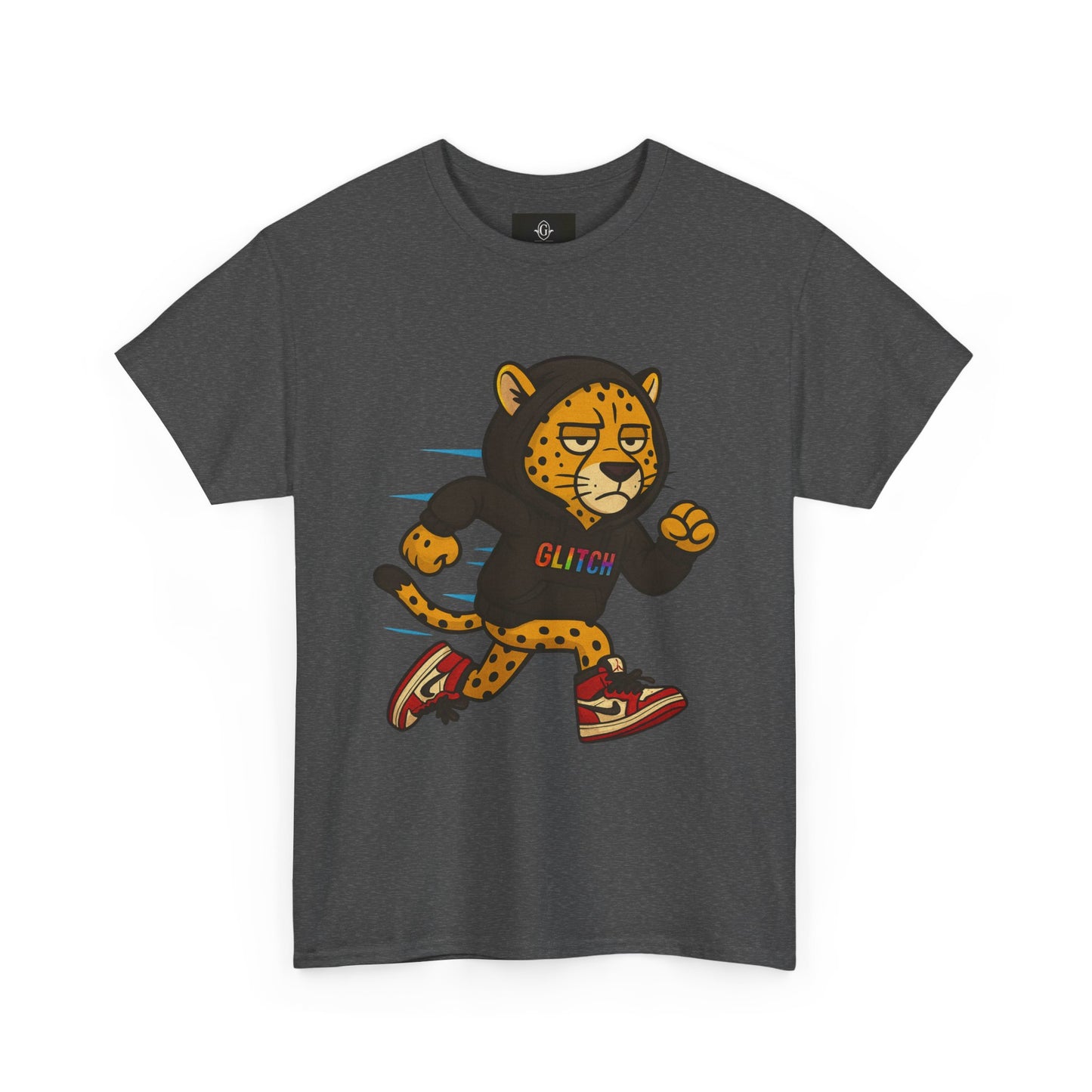 Run Wild. Stay Glitched — Unisex Heavy Cotton Tee
