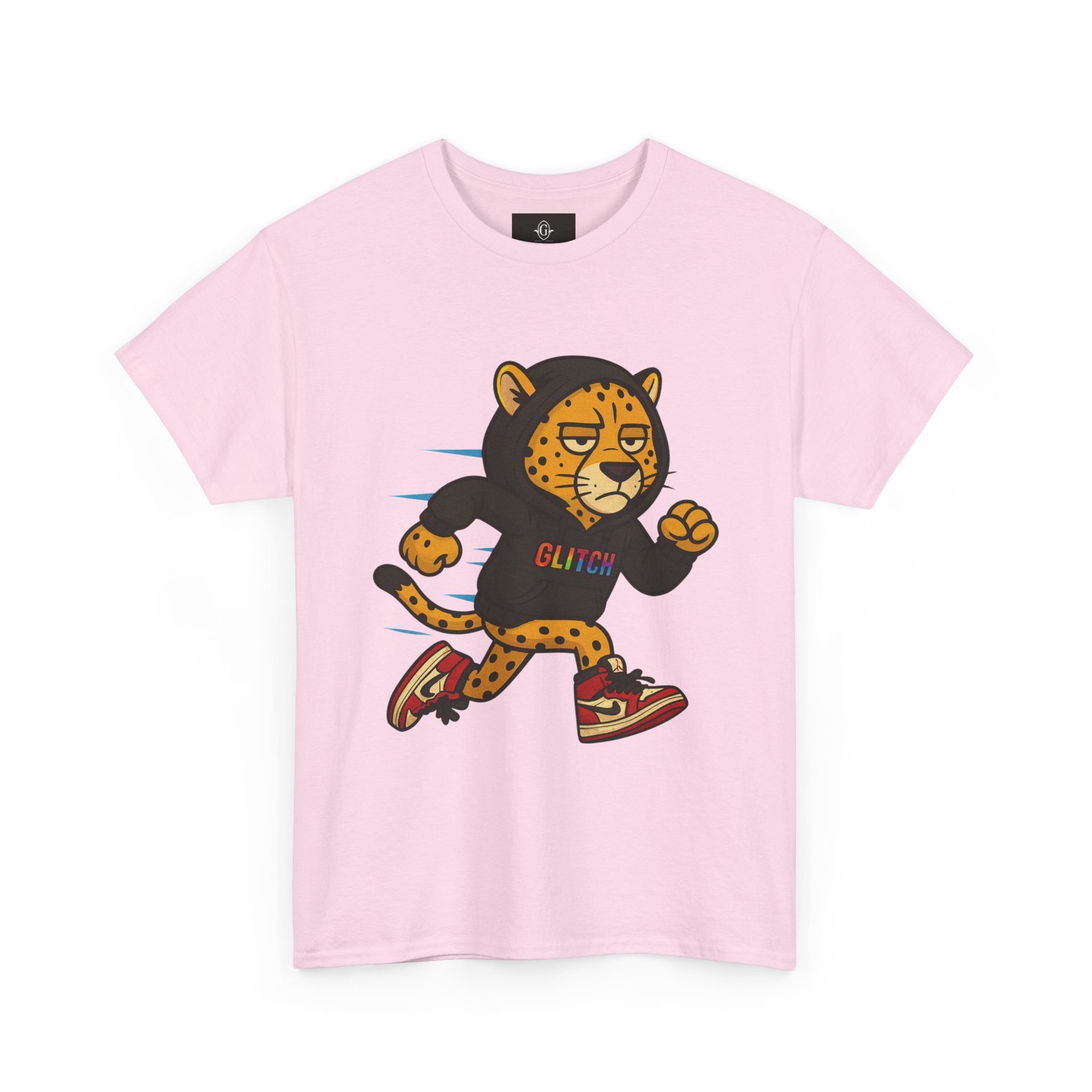 Run Wild. Stay Glitched — Unisex Heavy Cotton Tee