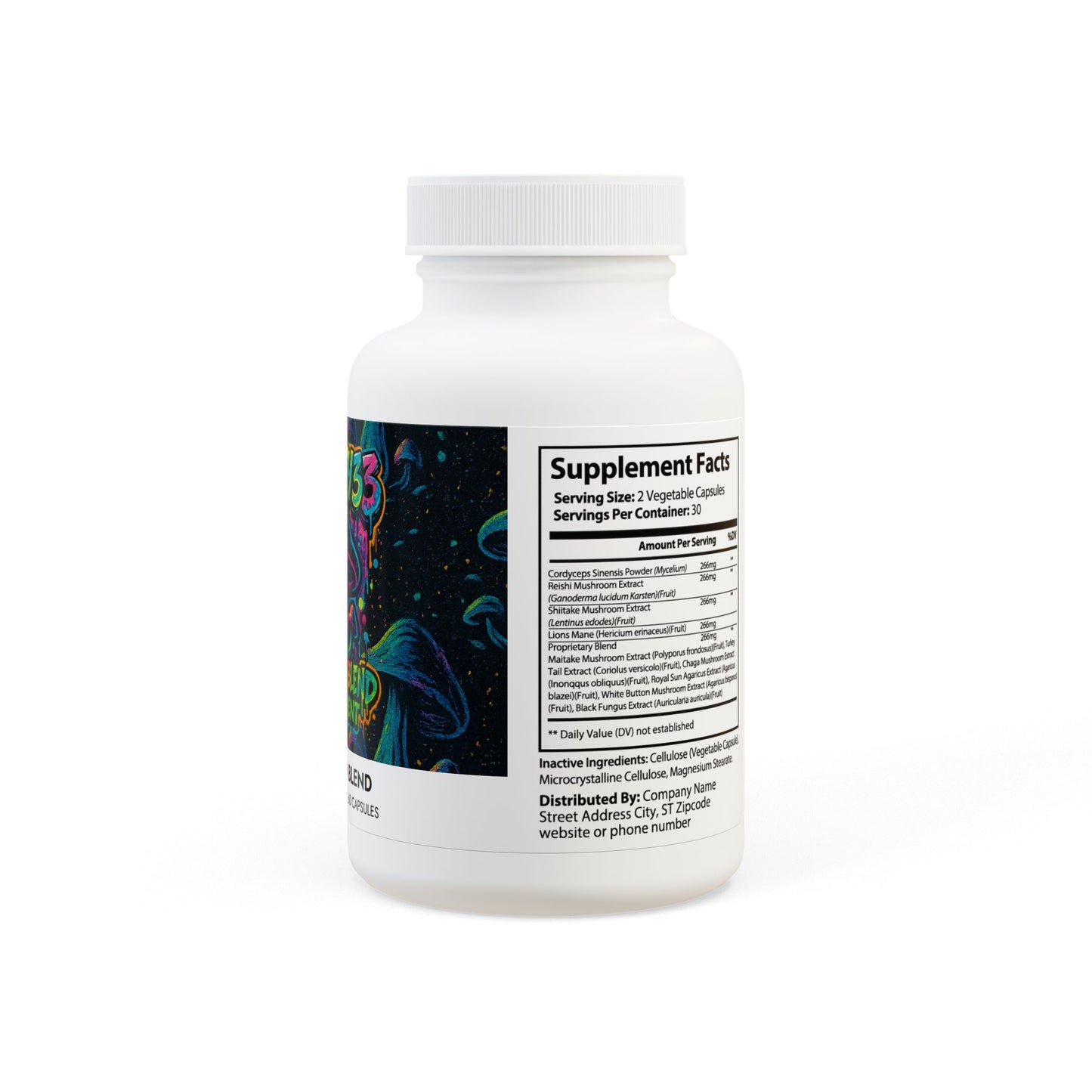 Clarity33 – Mushroom Blend Supplement (60 capsules)