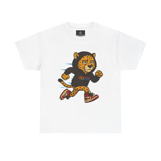 Run Wild. Stay Glitched — Unisex Heavy Cotton Tee