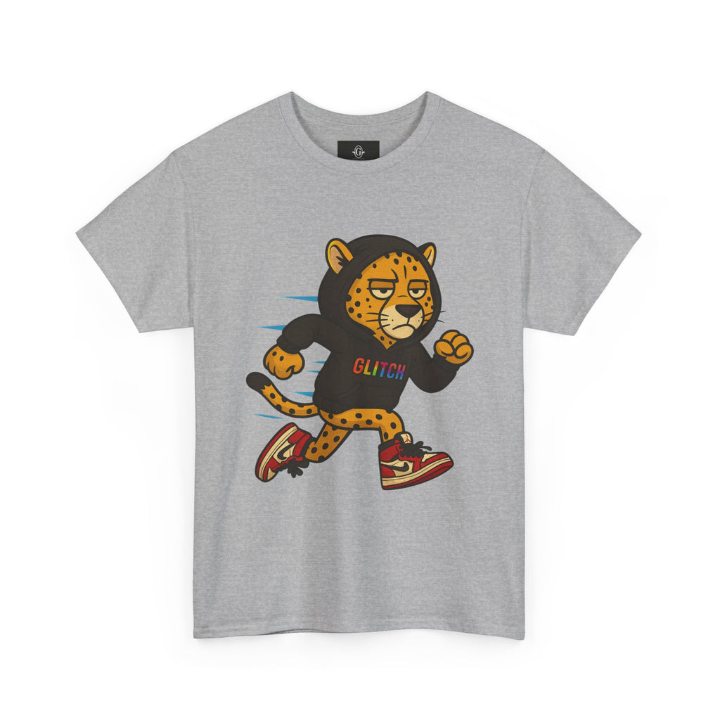 Run Wild. Stay Glitched — Unisex Heavy Cotton Tee