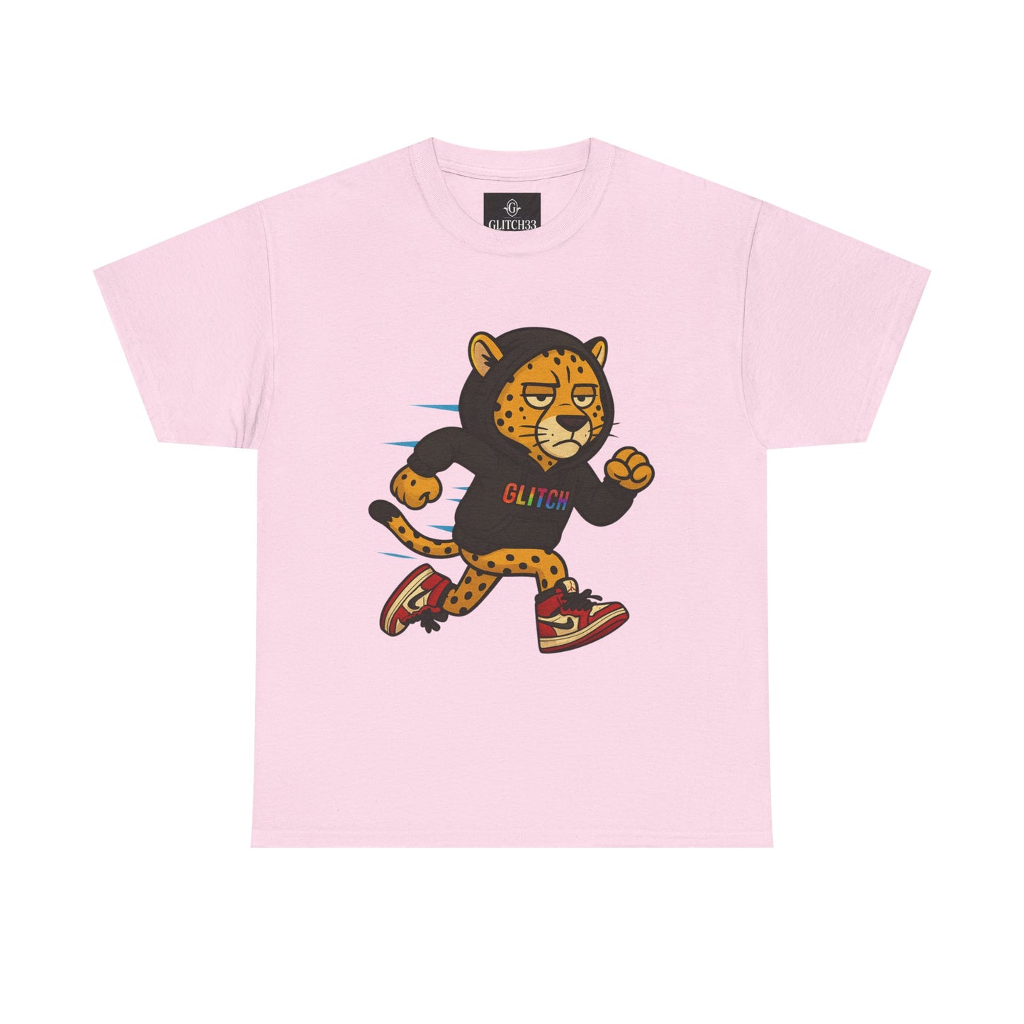 Run Wild. Stay Glitched — Unisex Heavy Cotton Tee