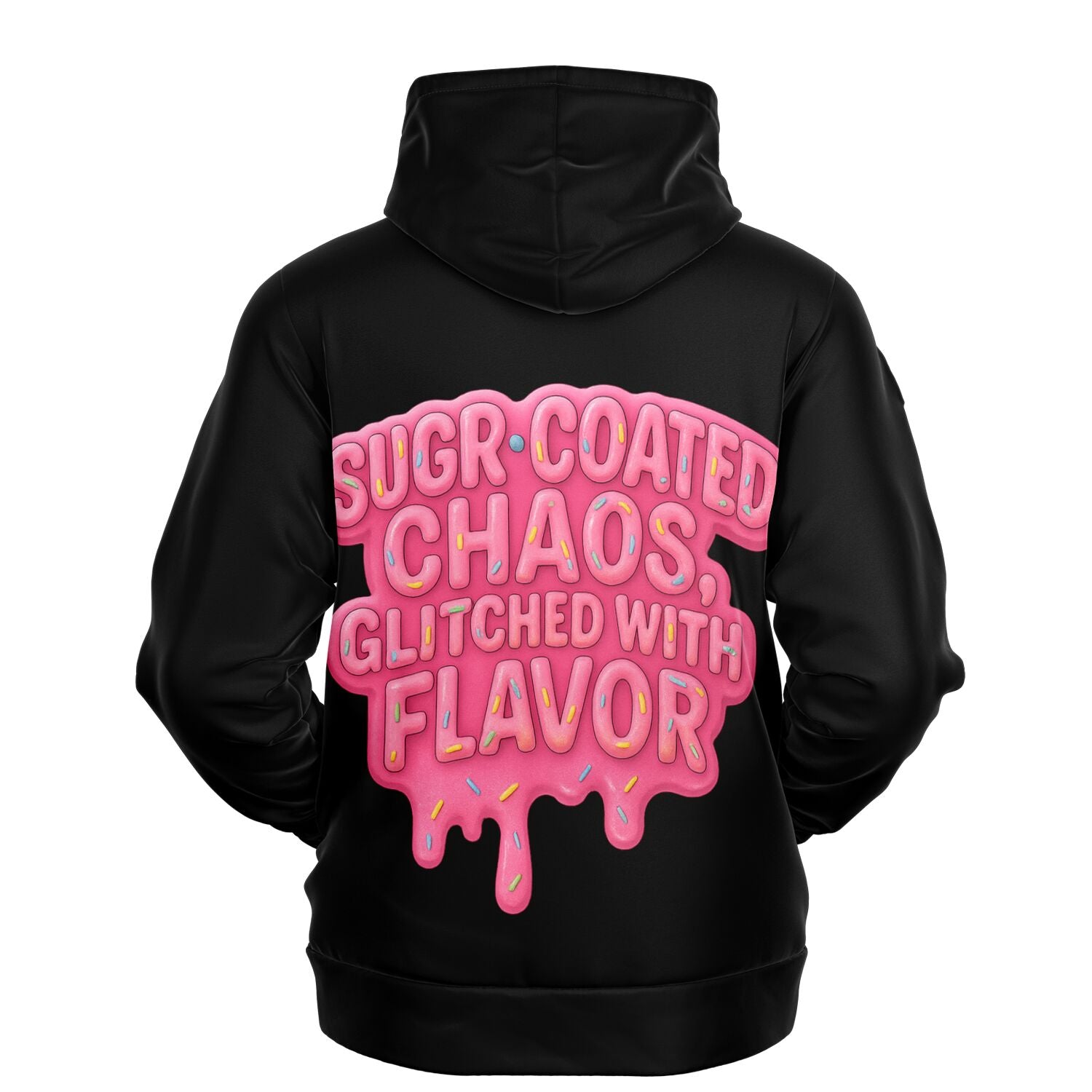 Slice of Chance x Glitch33 Hoodie – Frosted Chaos Edition