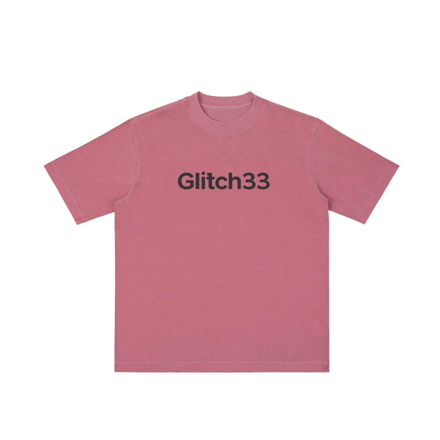 Glitch33 Unisex Vintage Wash Drop Shoulder T-shirt
