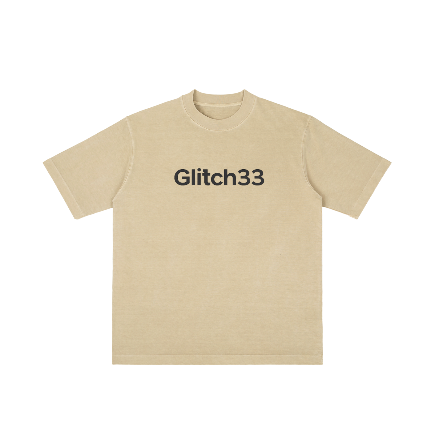 Glitch33 Unisex Vintage Wash Drop Shoulder T-shirt