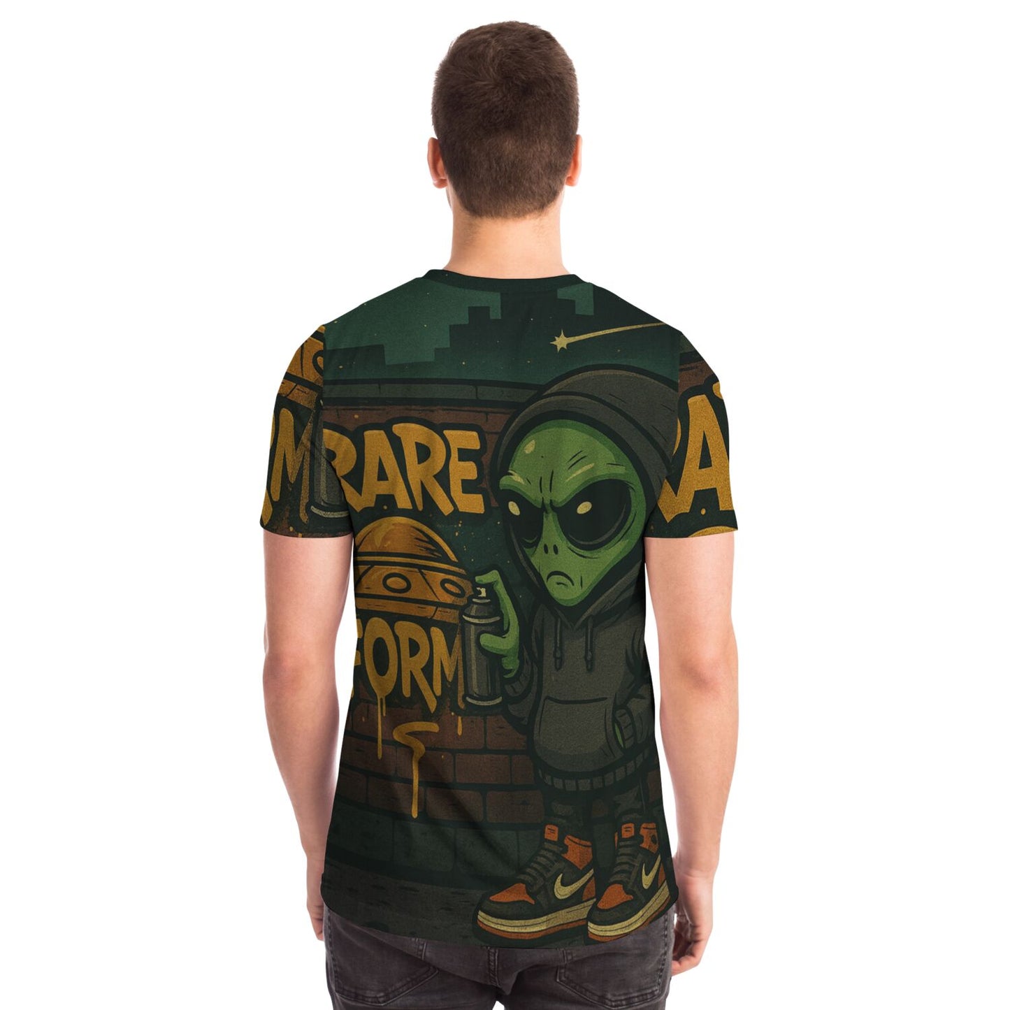 Glitch33 Rare Form Graffiti Alien Tee