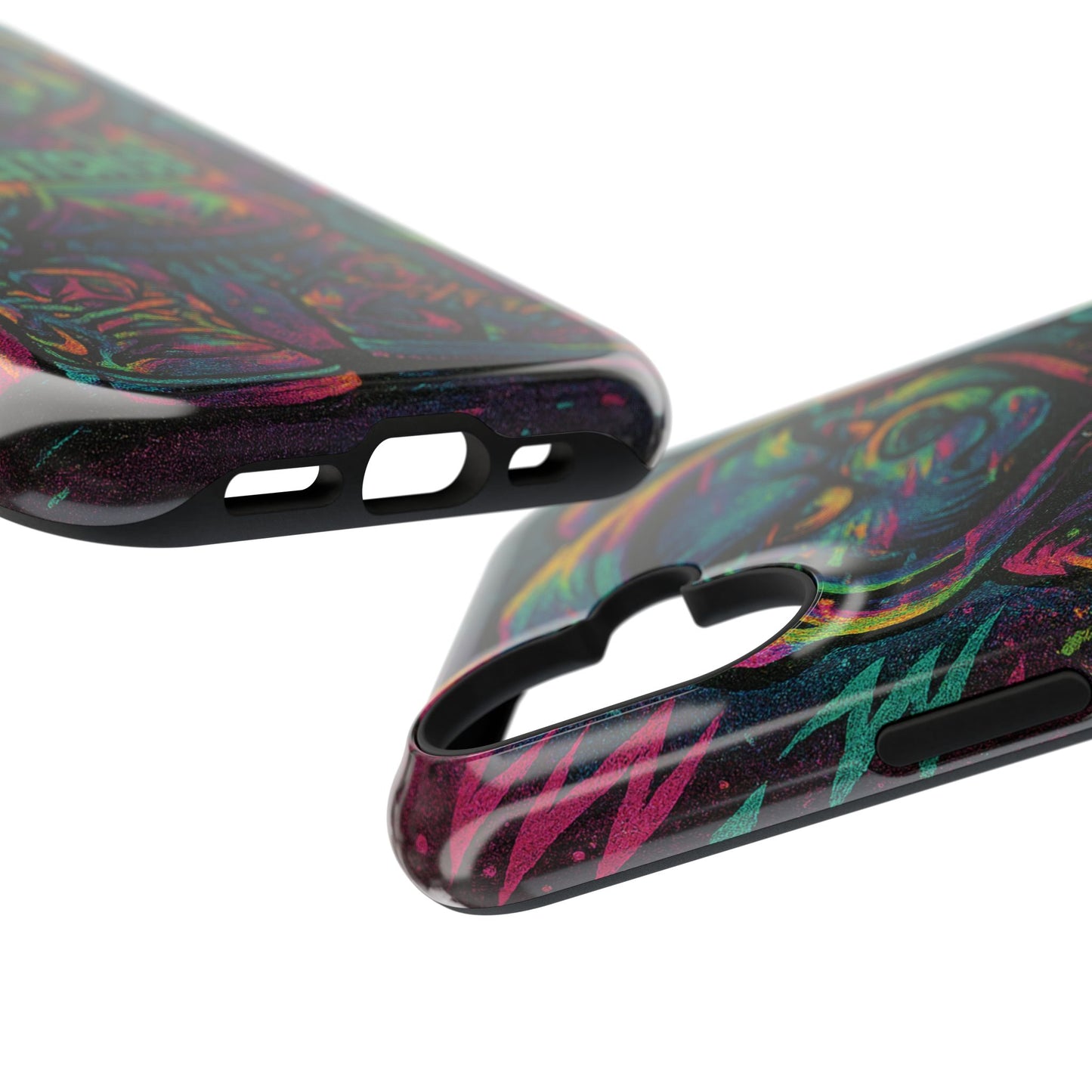 ⚡ Glitch33 Bear Impact-Resistant Phone Case ⚡