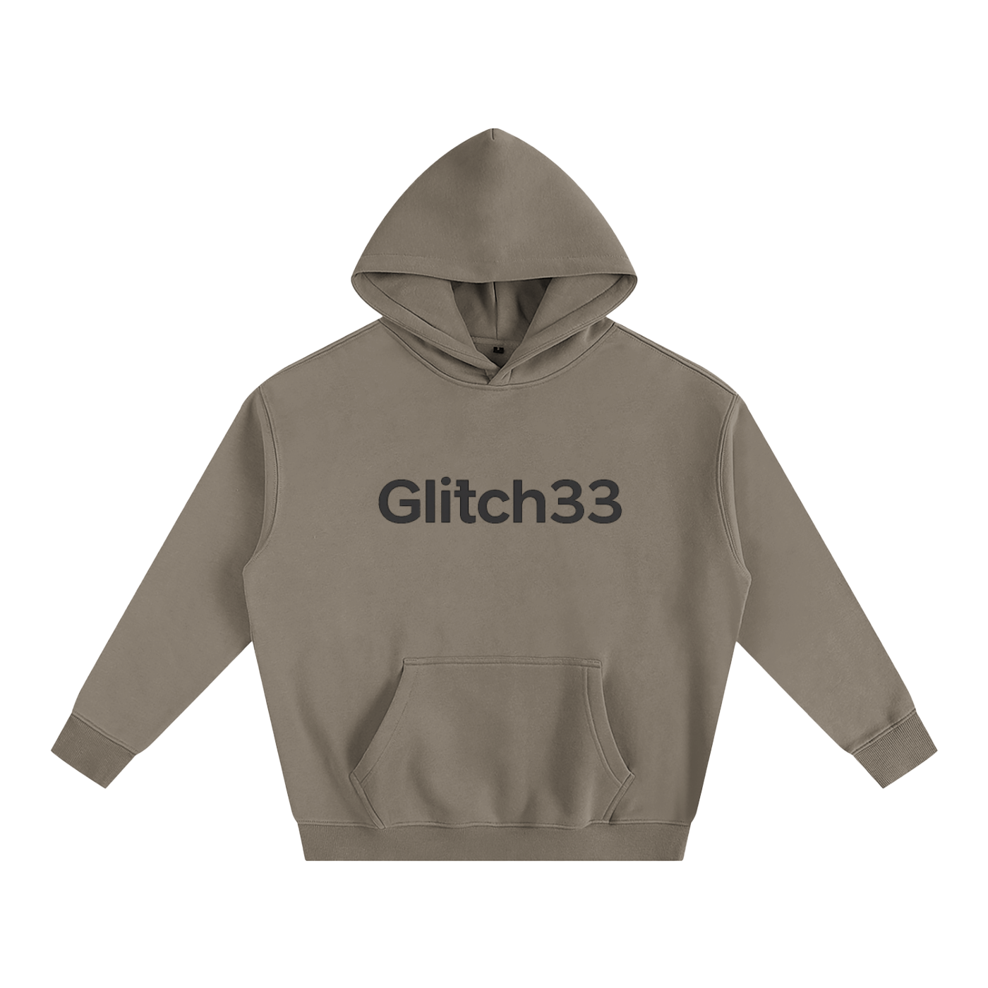 Glitch33 Unisex Oversized Fleeced Hoodie