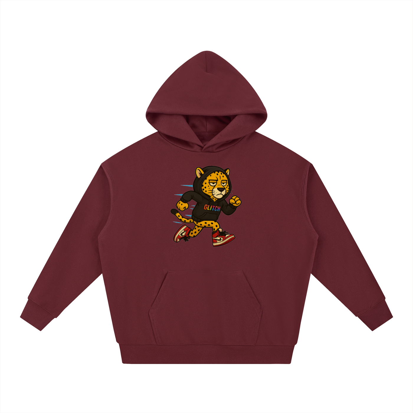 Run Wild, Stay Glitched - Essential Heavyweight Hoodie
