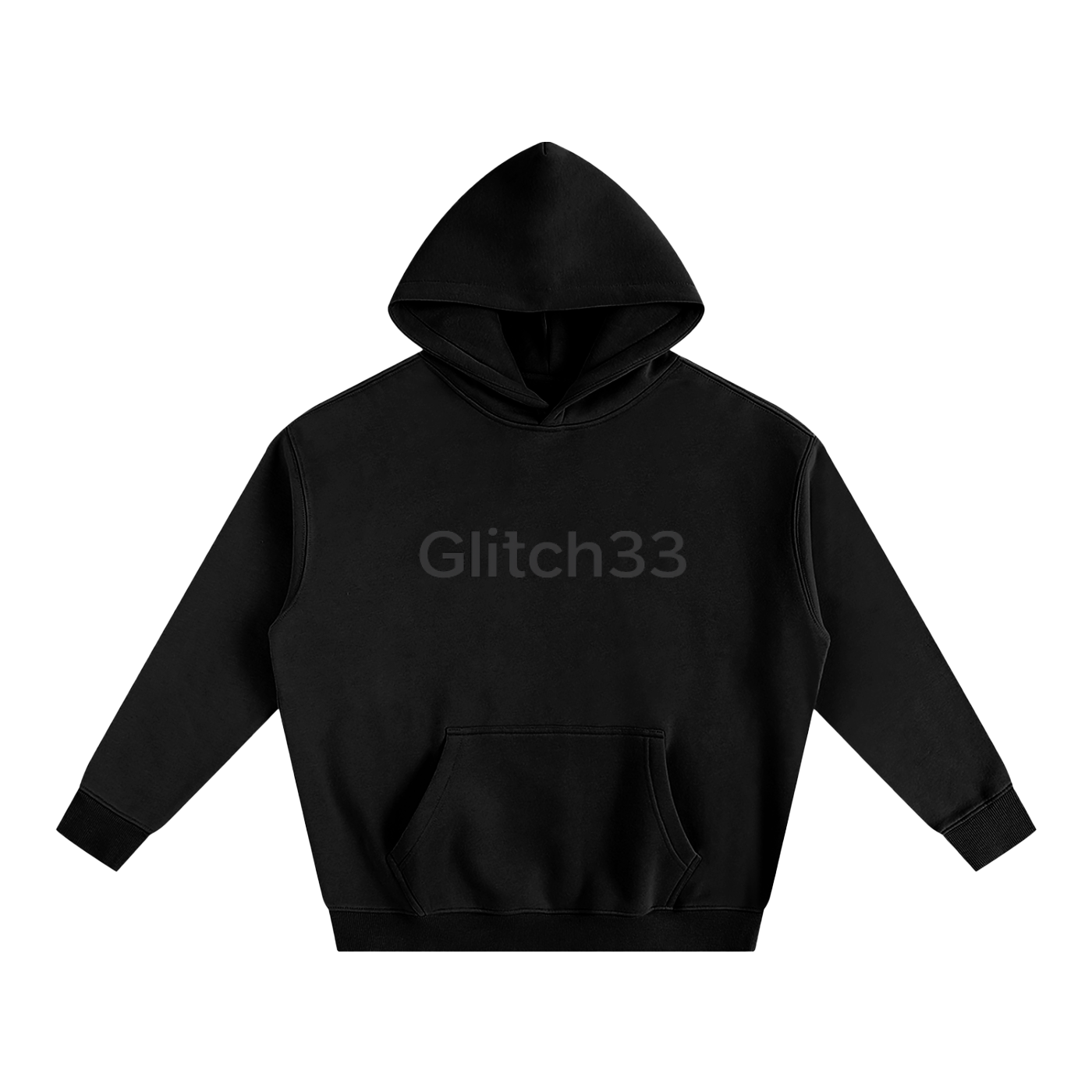Glitch33 Unisex Oversized Fleeced Hoodie