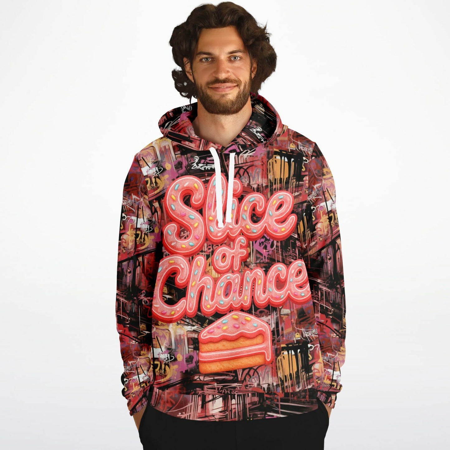 Slice of Chance Graffiti Hoodie