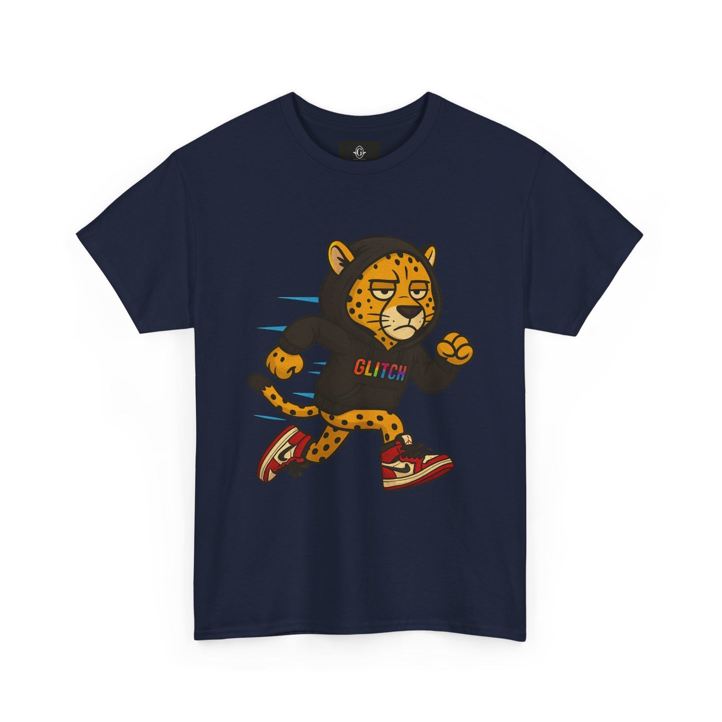 Run Wild. Stay Glitched — Unisex Heavy Cotton Tee