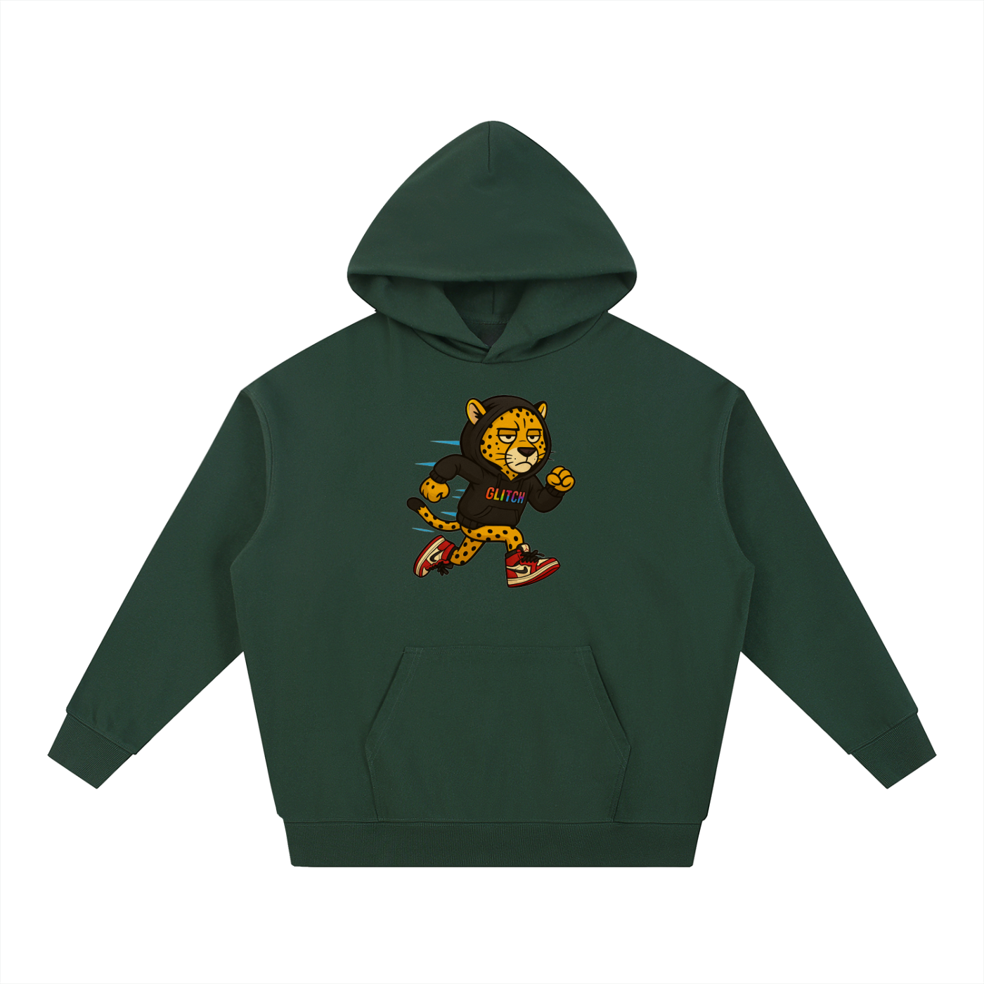 Run Wild, Stay Glitched - Essential Heavyweight Hoodie