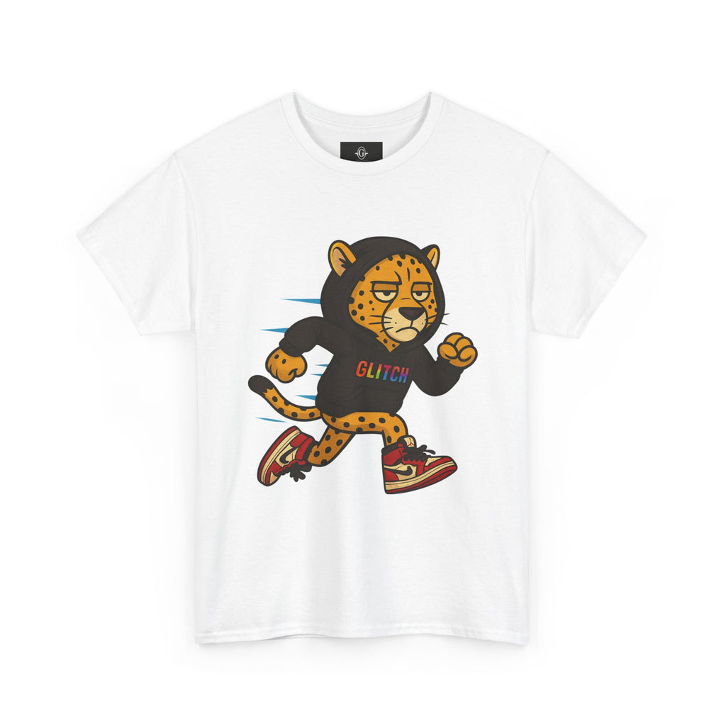 Run Wild. Stay Glitched — Unisex Heavy Cotton Tee