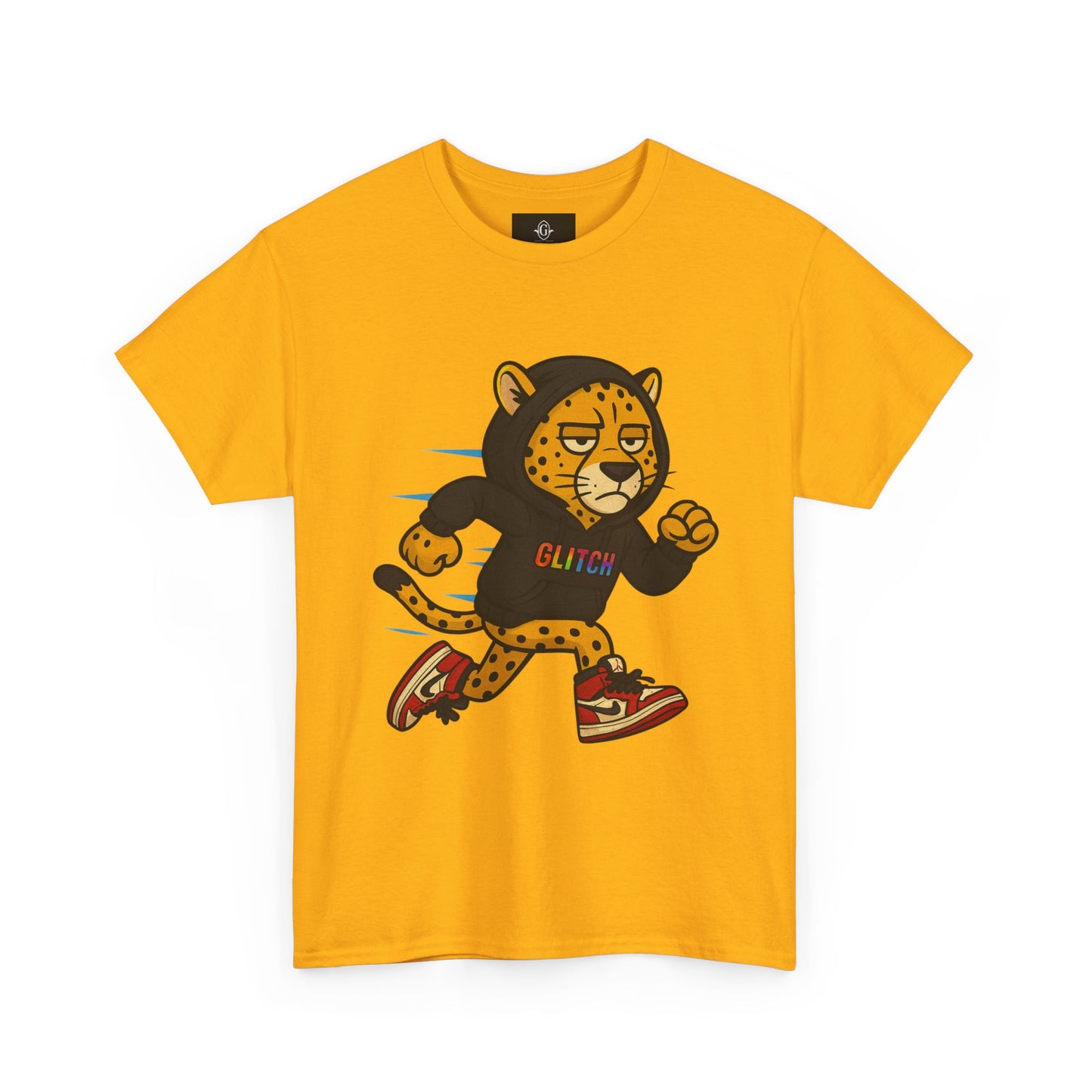 Run Wild. Stay Glitched — Unisex Heavy Cotton Tee