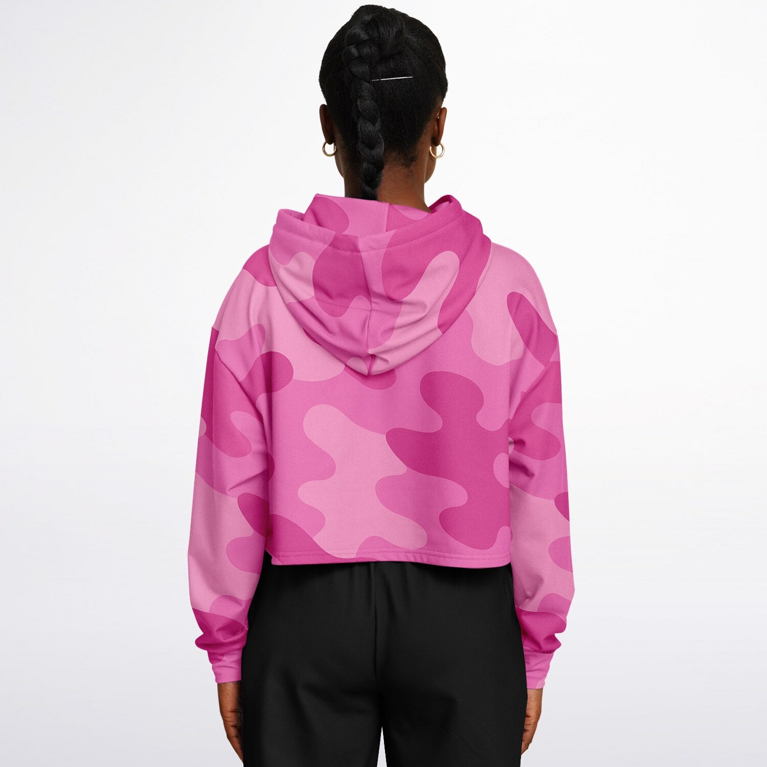 Glitch33 “Fashion Dance” Cropped Hoodie