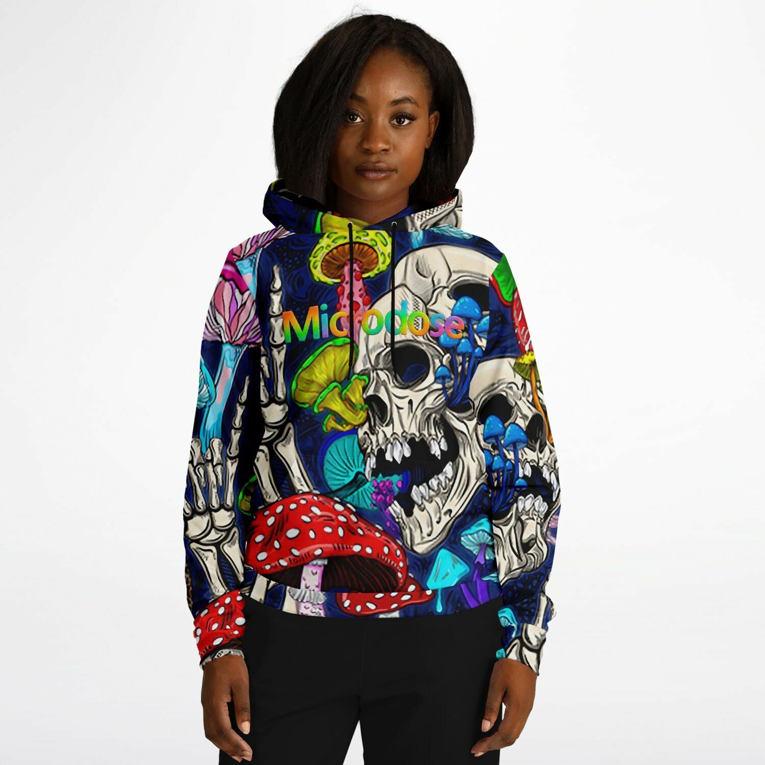 Microdose Psychedelic Skull Hoodie