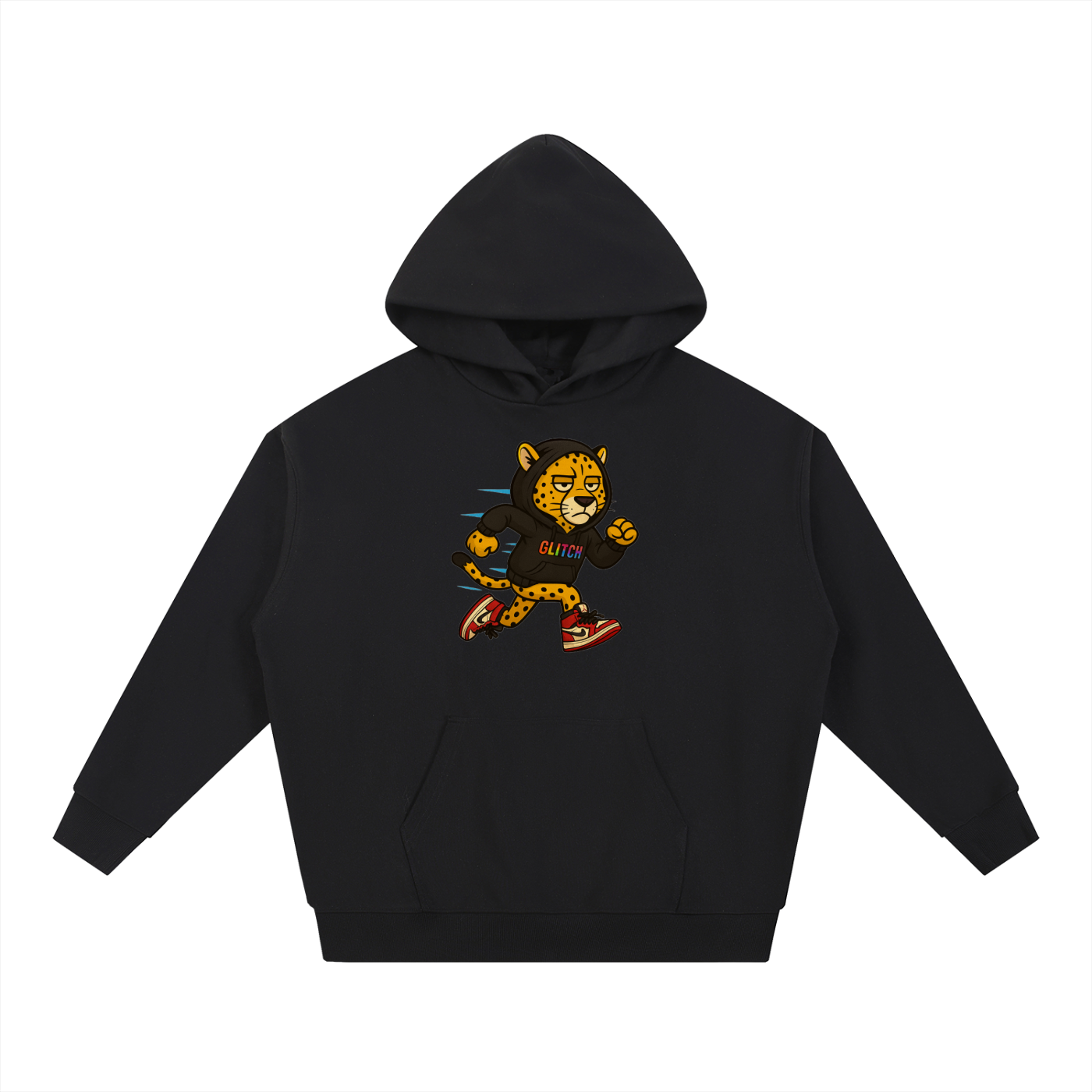 Run Wild, Stay Glitched - Essential Heavyweight Hoodie