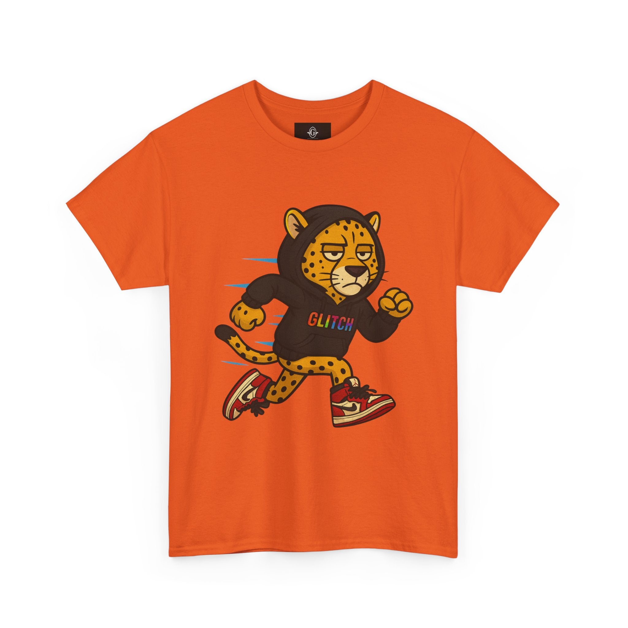 Run Wild. Stay Glitched — Unisex Heavy Cotton Tee