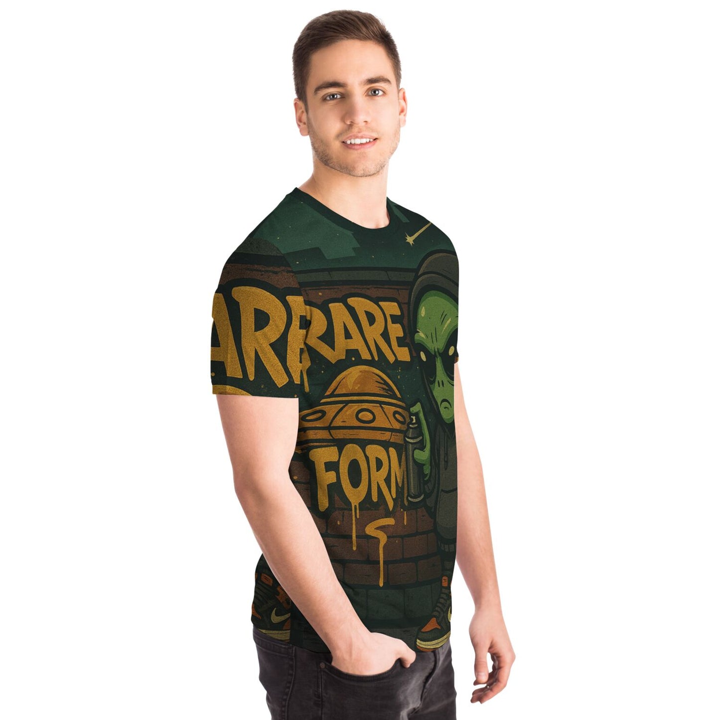 Glitch33 Rare Form Graffiti Alien Tee