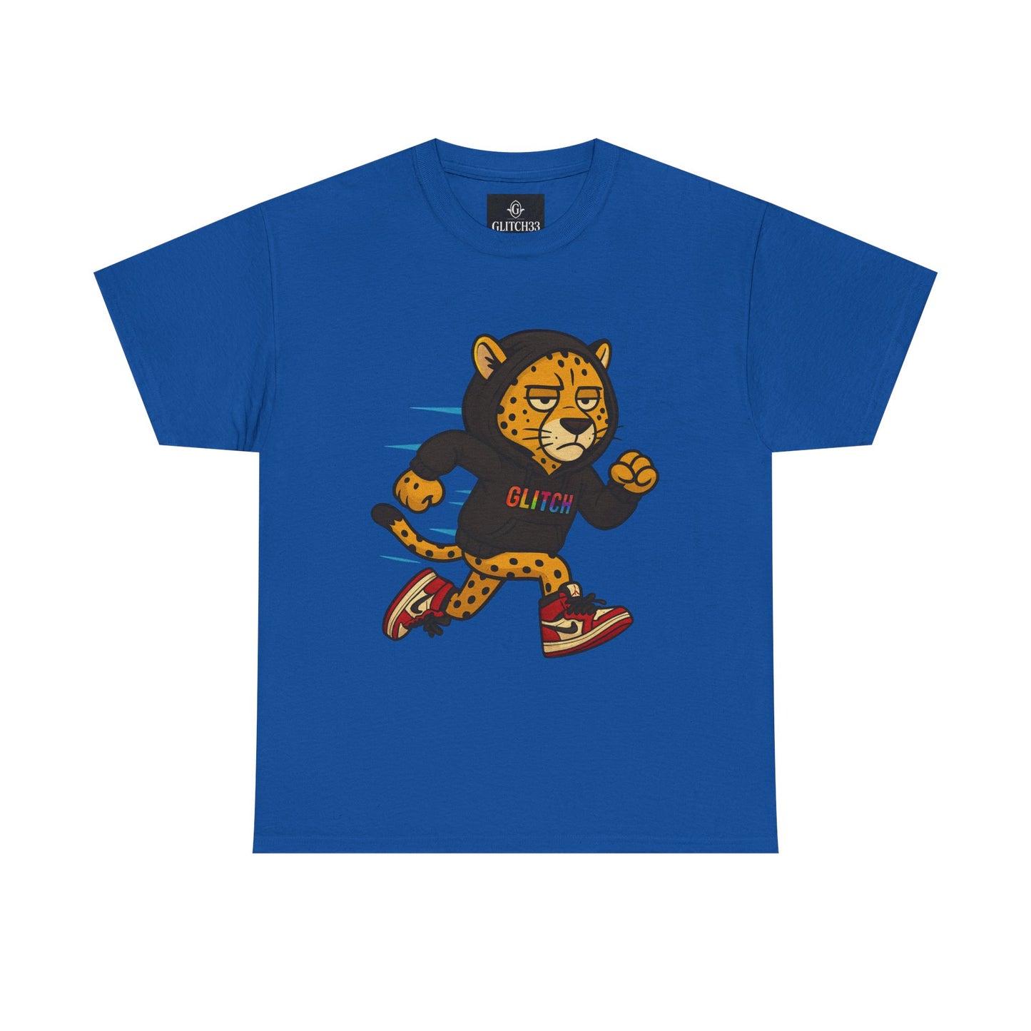 Run Wild. Stay Glitched — Unisex Heavy Cotton Tee