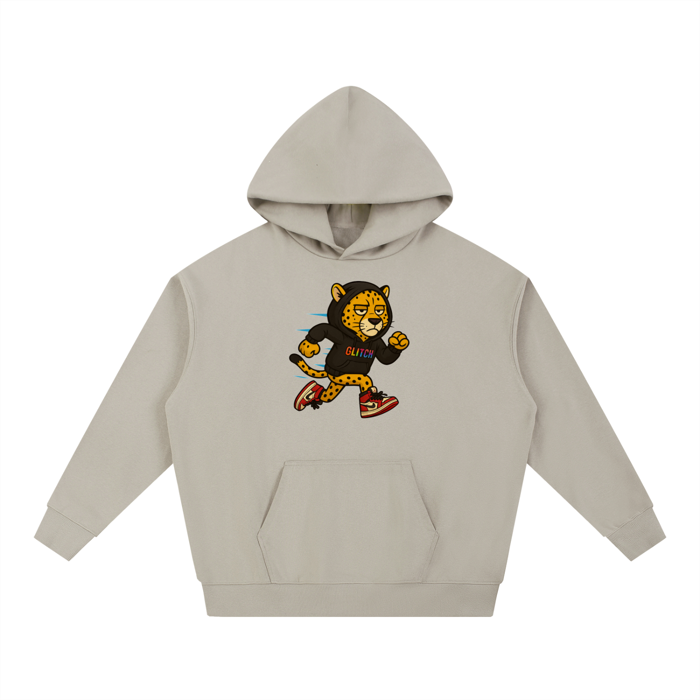 Run Wild, Stay Glitched - Essential Heavyweight Hoodie