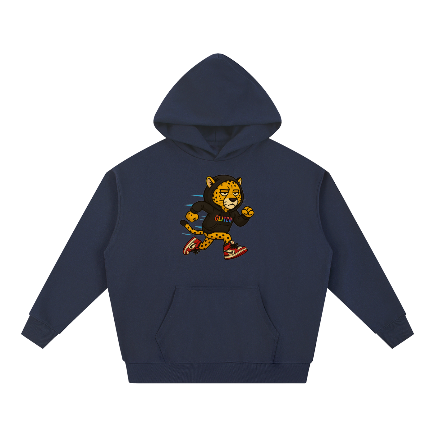 Run Wild, Stay Glitched - Essential Heavyweight Hoodie