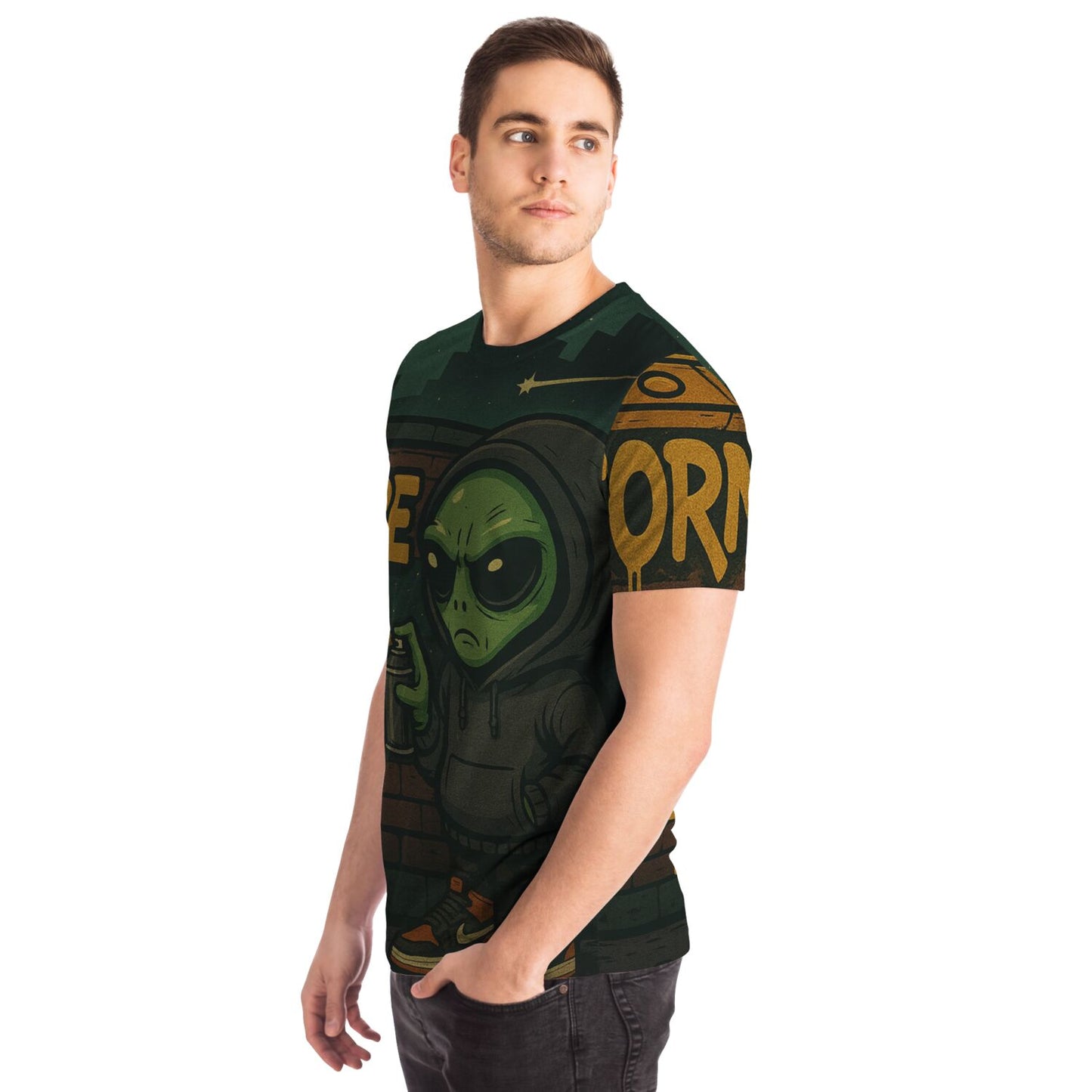 Glitch33 Rare Form Graffiti Alien Tee