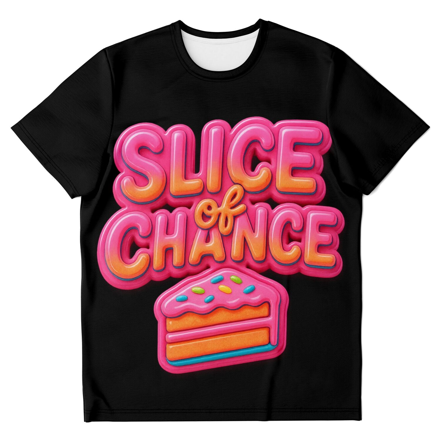 Slice of Chance x Glitch33 Tee - Frosted Chaos Edition