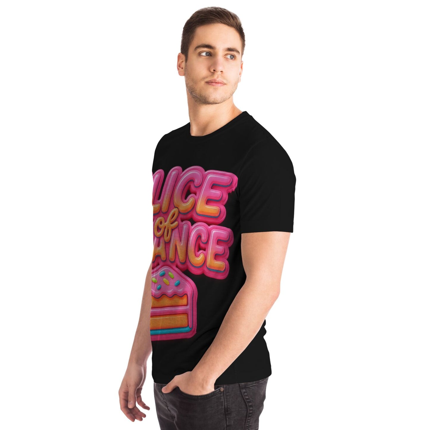 Slice of Chance x Glitch33 Tee - Frosted Chaos Edition