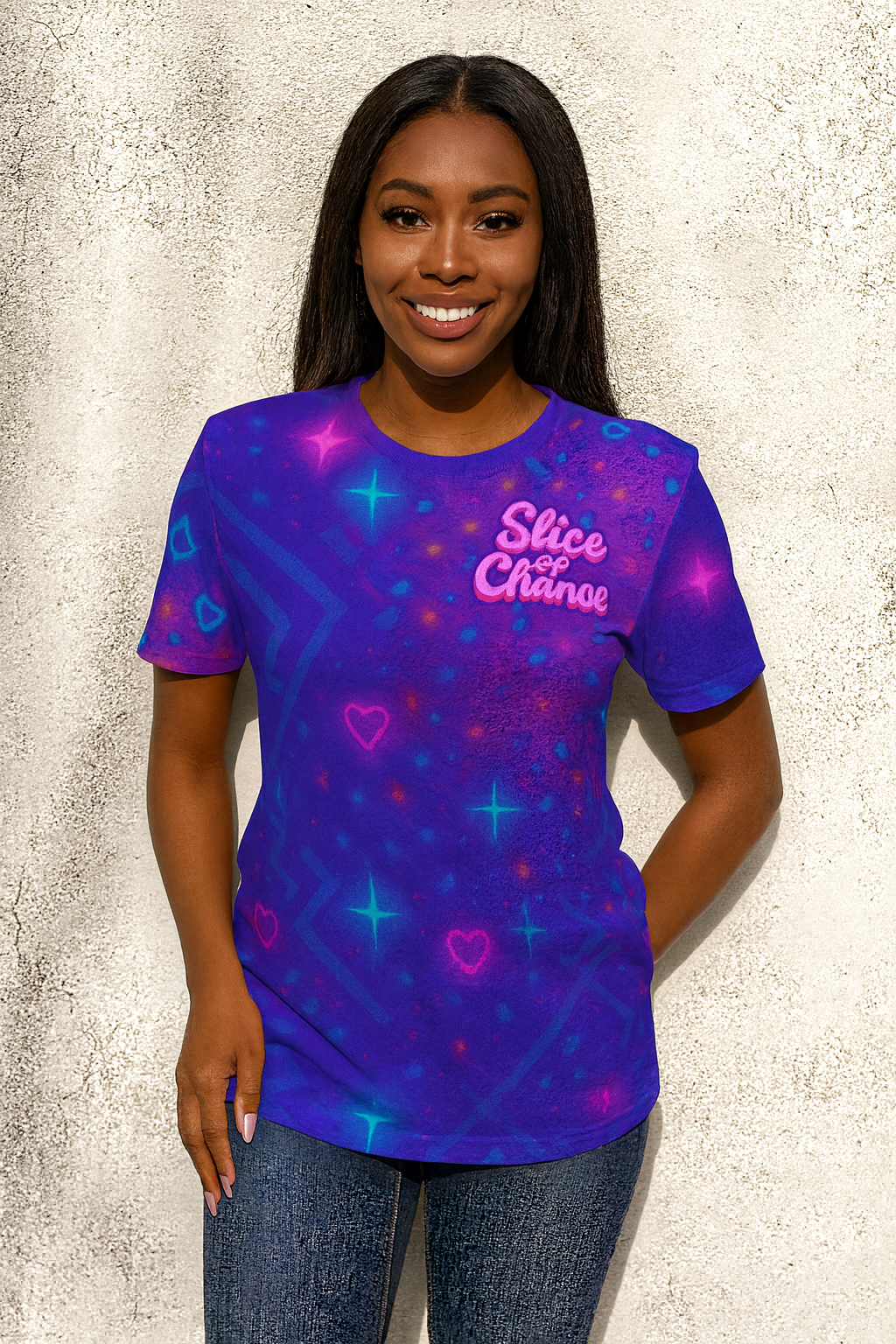 Slice of Chance “Baked to Break Rules” Tee - Frosted Chaos Edition