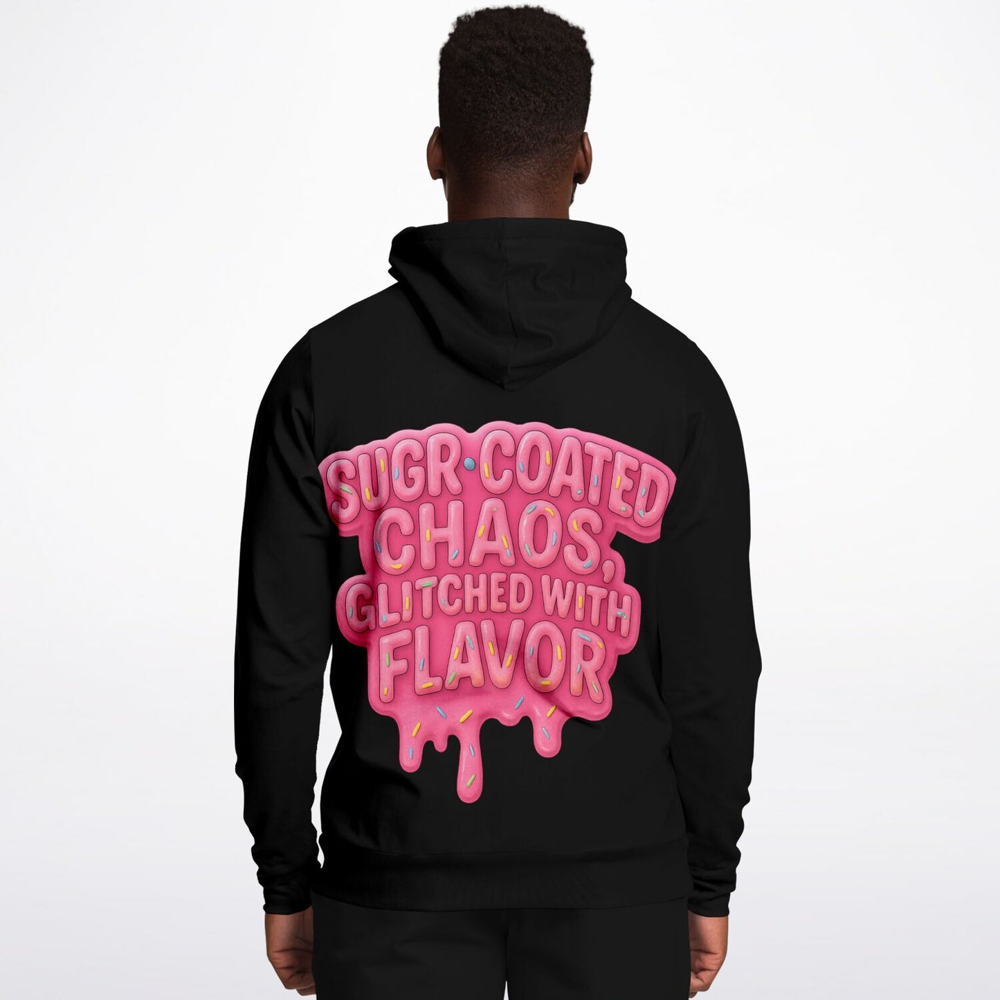 Slice of Chance x Glitch33 Hoodie – Frosted Chaos Edition