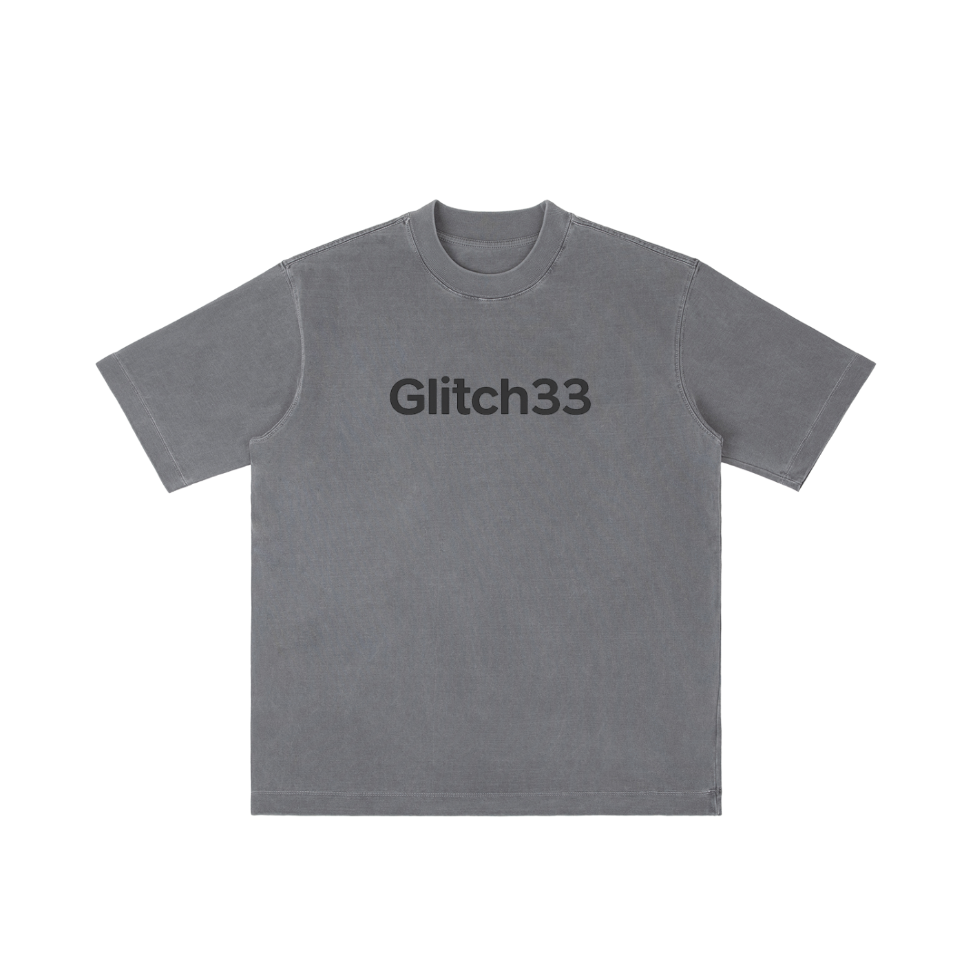 Glitch33 Unisex Vintage Wash Drop Shoulder T-shirt
