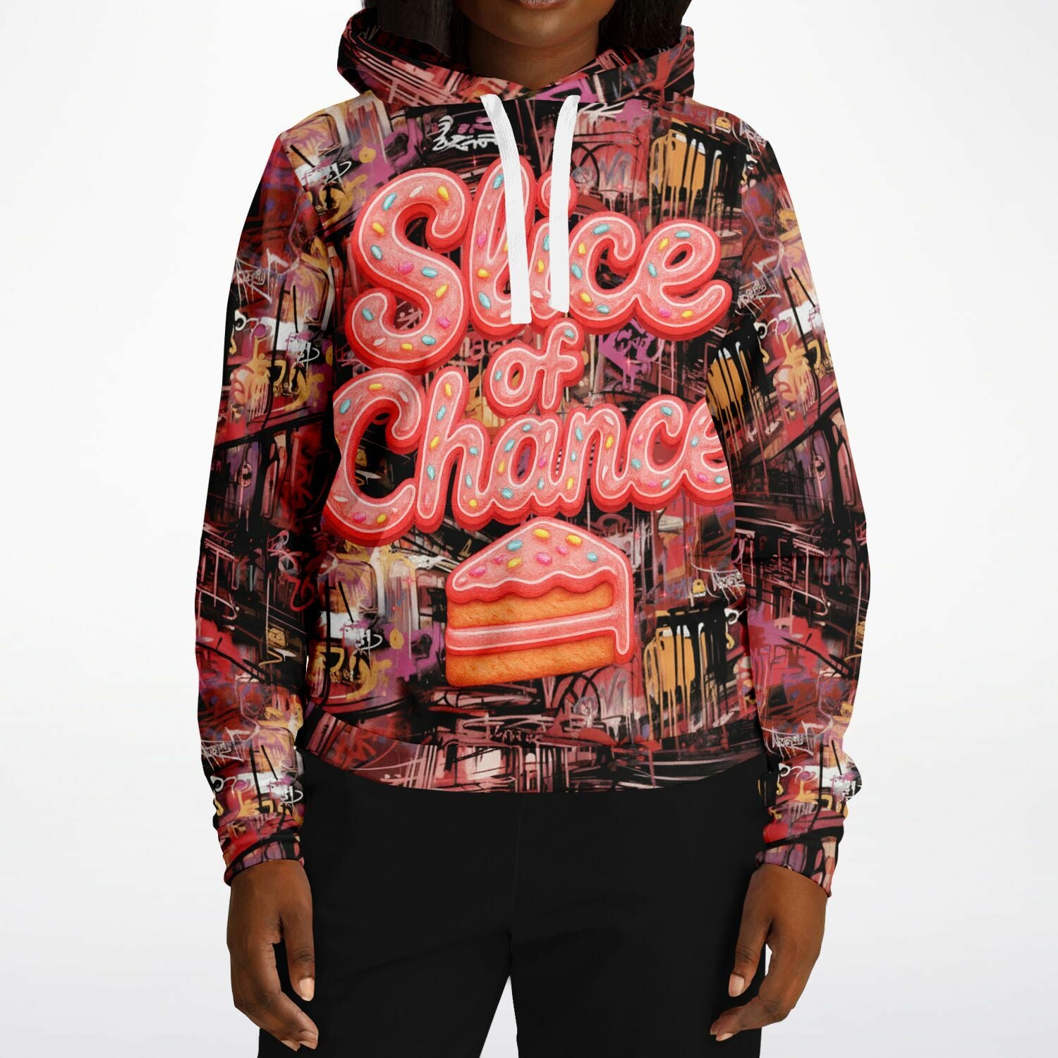Slice of Chance Graffiti Hoodie