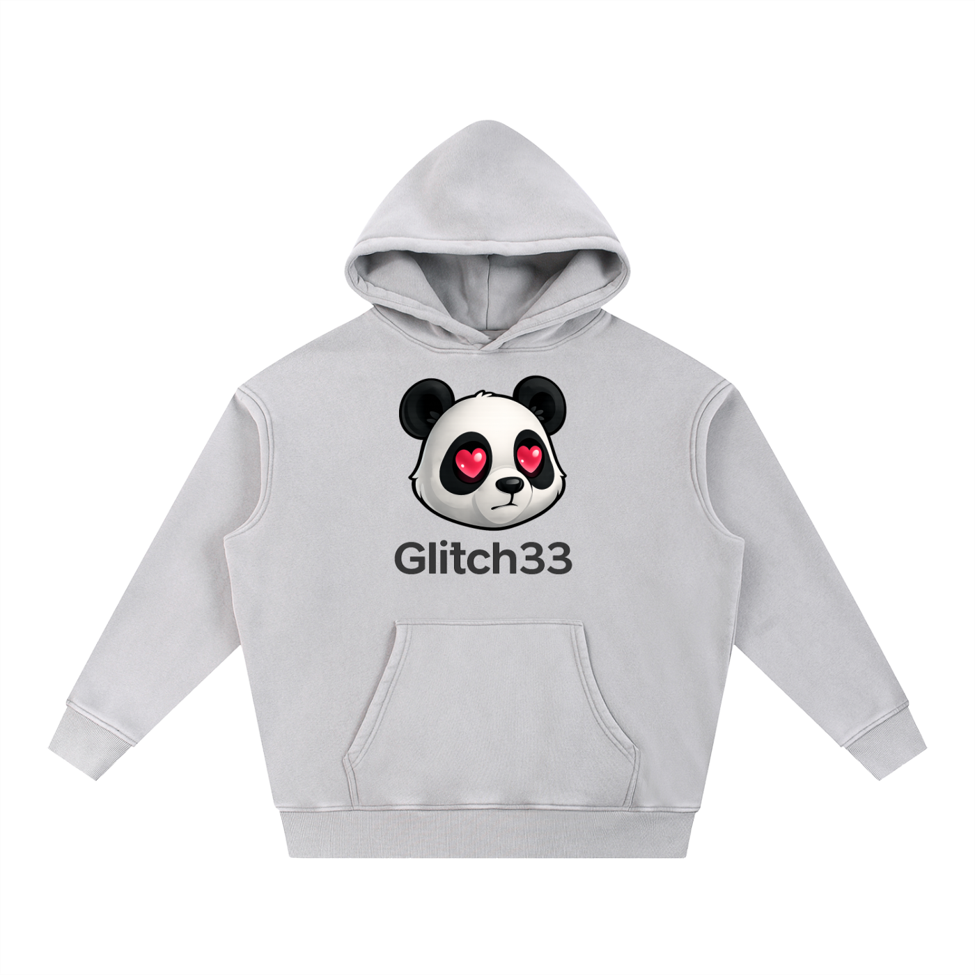 Love Glitch Panda Hoodie