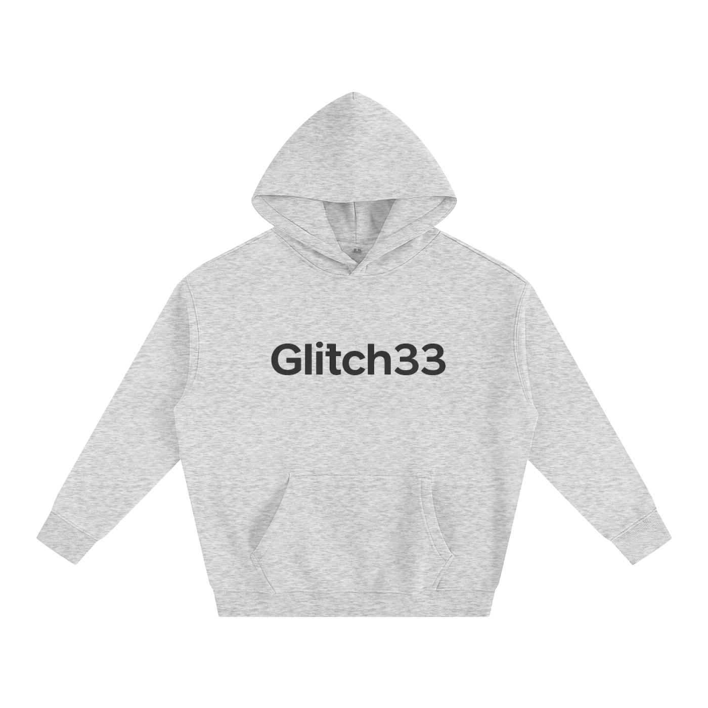 Glitch33 Unisex Oversized Fleeced Hoodie