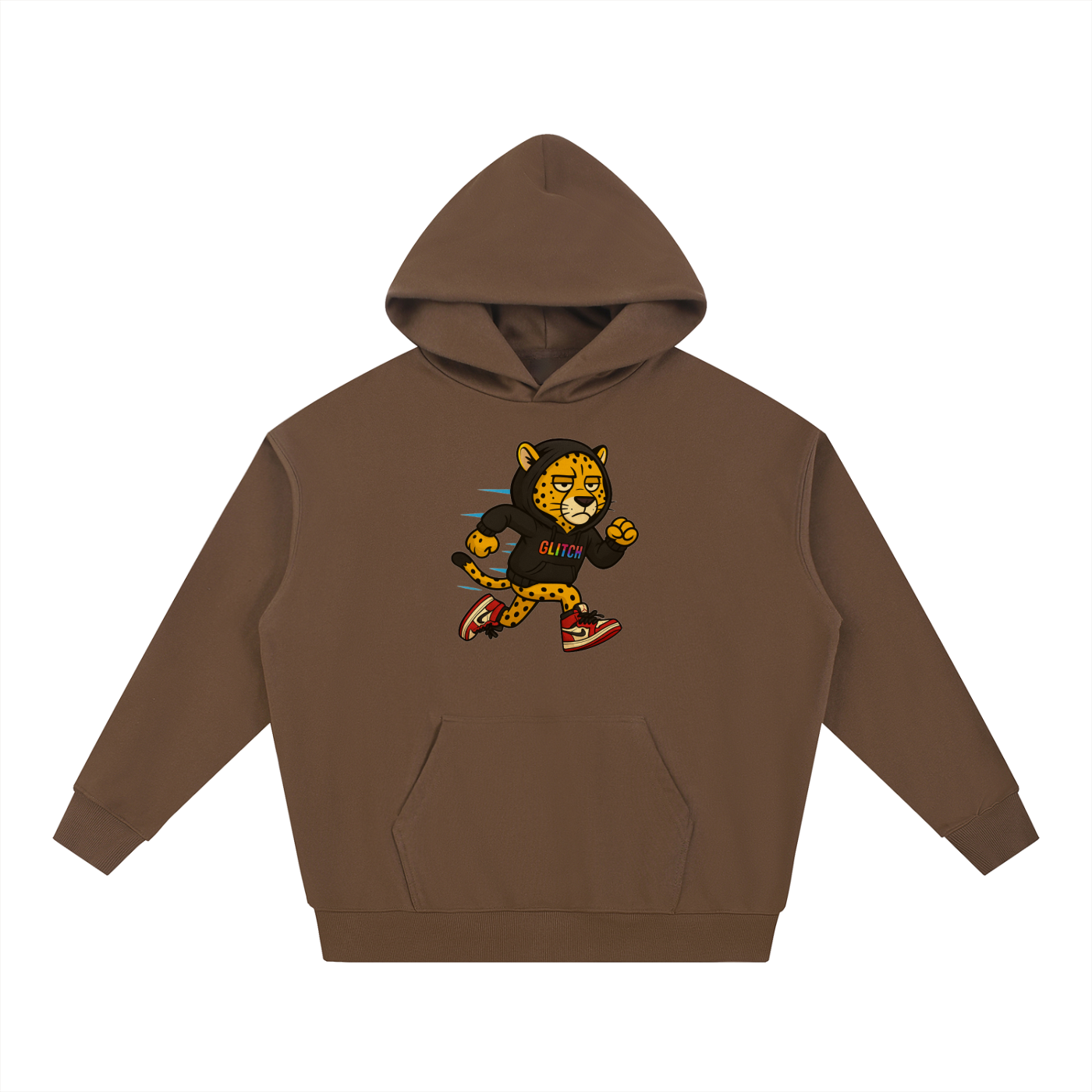 Run Wild, Stay Glitched - Essential Heavyweight Hoodie