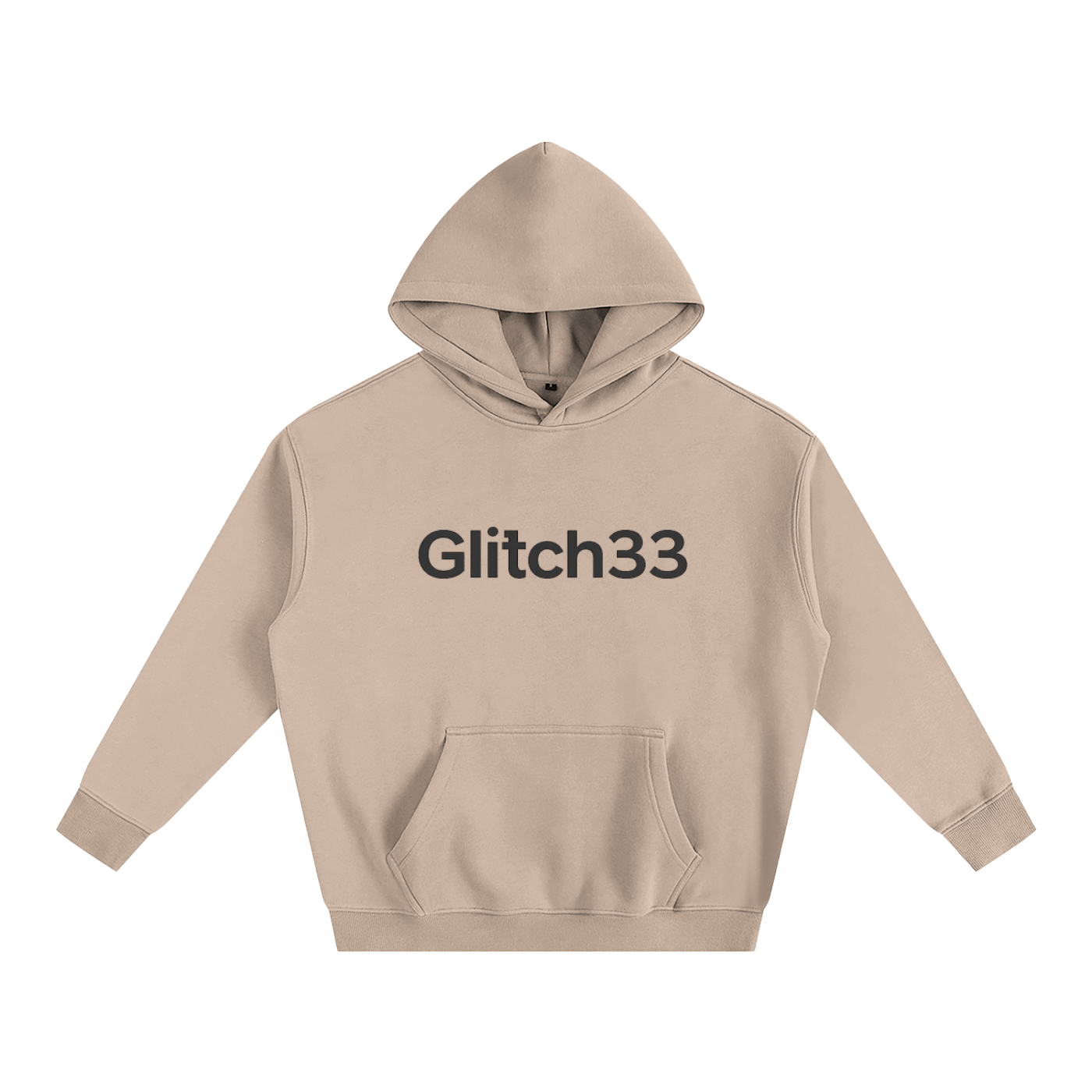 Glitch33 Unisex Oversized Fleeced Hoodie