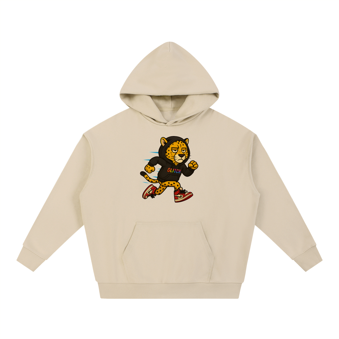 Run Wild, Stay Glitched - Essential Heavyweight Hoodie