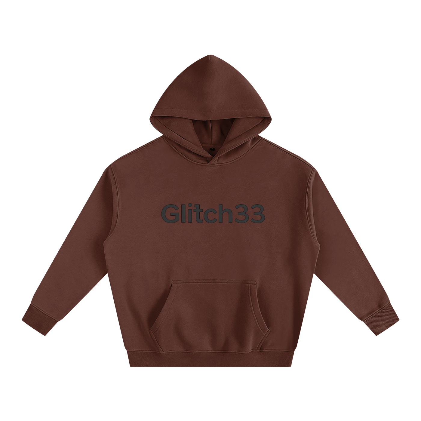 Glitch33 Unisex Oversized Fleeced Hoodie