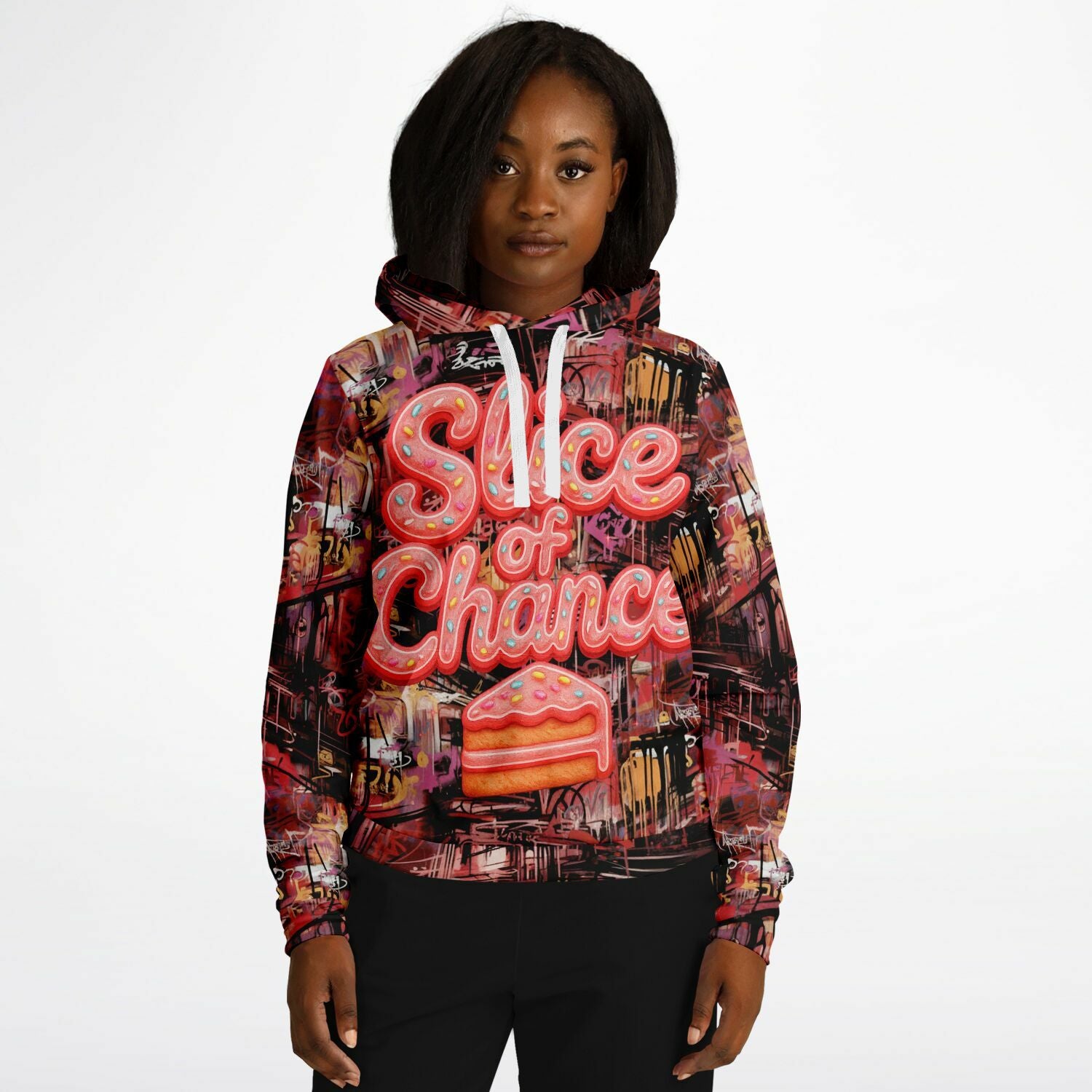 Slice of Chance Graffiti Hoodie